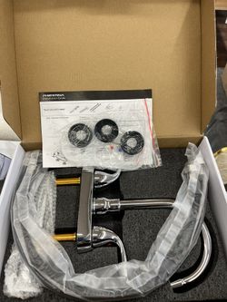 Bathroom Faucet with Metal Pop up Drain