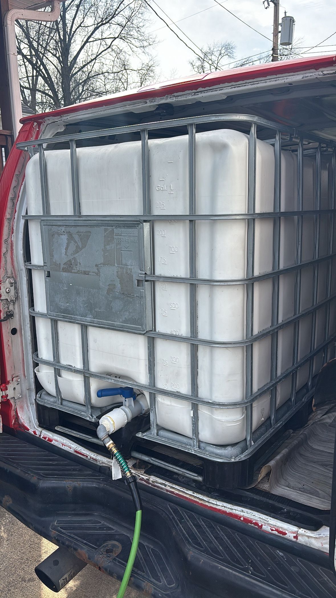 275 Gallon Water Tank