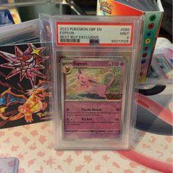 PSA 9 Espeon Best Buy Exclusive