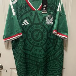 Mexico FIFA World Cup 2026 Green Adidas Jersey (4XL - Fits Like a XL Or 2X) maybe 3X) $60 New Tags 