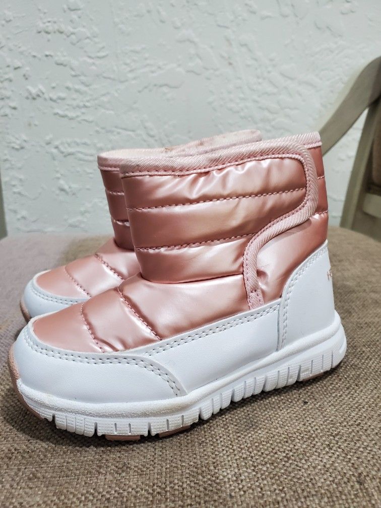 Toddler Girls Snow Boots Pink 7 /8