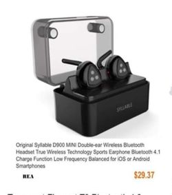Double ear wireless Bluetooth headset