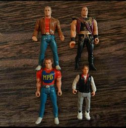 Vintage lot of 4 Last Action Hero Action Figures MATTEL 1993 Collection $16