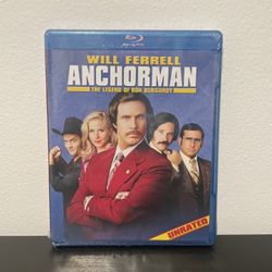 Anchorman Blu-Ray NEW SEALED Unrated Comedy Movie Will Ferrell 2004