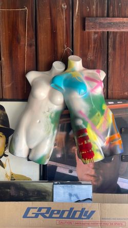 $20 Mannequin plastic art x2