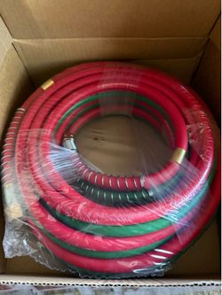 Grade T 1/4” Twin welding hose. 25ft