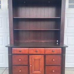 Hard Wood Bookcase Shelf Cabinet