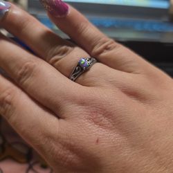 Fire Opal Ring Size 8