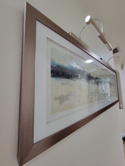 Limited Edition Framed Contemporary Abstract Landscape Print and Frame 'Colors Through Time'