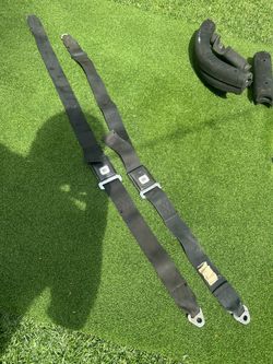 Toyota FJ40 rear bucket seatbelts. OEM