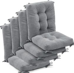 New set of 4 patio chairs cushions