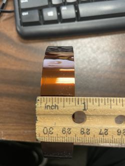 1 Inch Wide Sublimation Heat Tape 500F Resistance.
