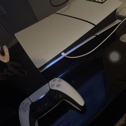 PS5 No Disc 2 White Remotes 