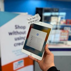 Apple IPad Mini 4 Tablet - $1 To Take it Home same Day and Pay the Rest later!