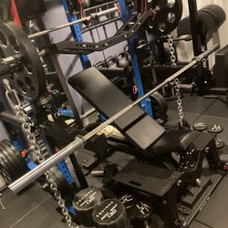 Rogue Fitness Brand Rogue Ohio Bar Stainless Steel Shaft With Chrome Sleeves 45 Lb 20KG 28.5mm Barbell 