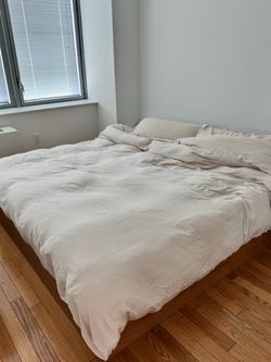 King Size Bed frame and Mattress