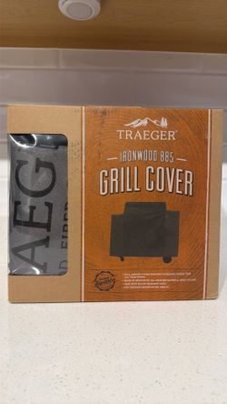 Traeger Ironwood 885 Large Grill Cover Gray/Black Weather Resistant