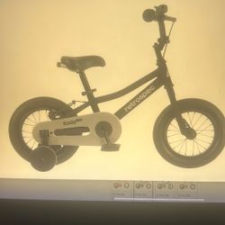 NEW Kids Bike. Koda Plus Boys & Girls Ages 2-3 Years 12" Children's Bicycle, Adjustable Seat & Handlebars,Removable Training Wheels,Front Hand Brakes,