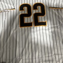 Kids Large Padres 22 Soto Jersey. New 