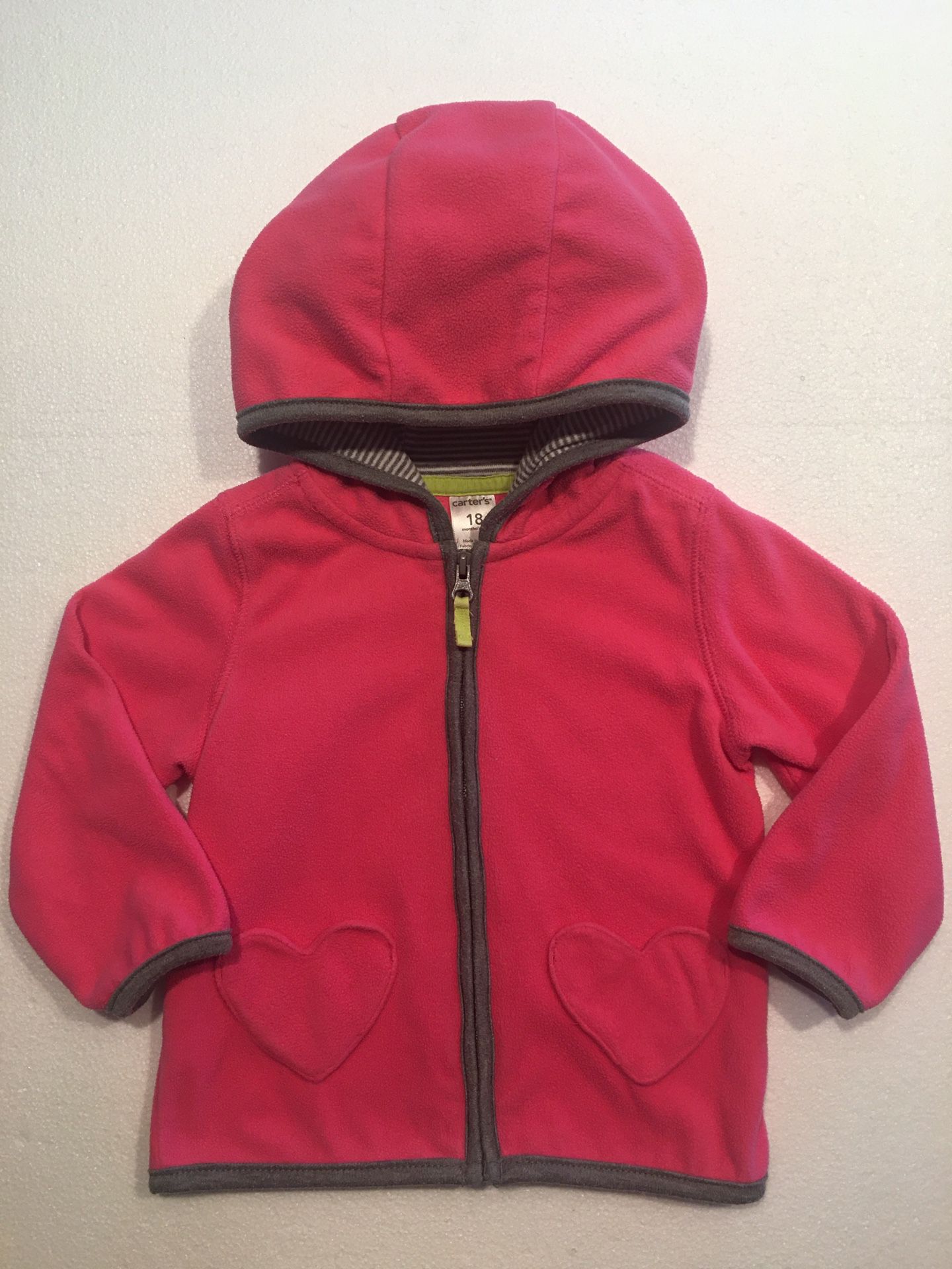Carter’s hooded jacket 18 mos
