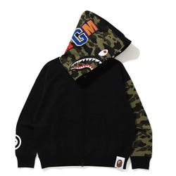 BAPE Giant Shark Full Zip Hoodie