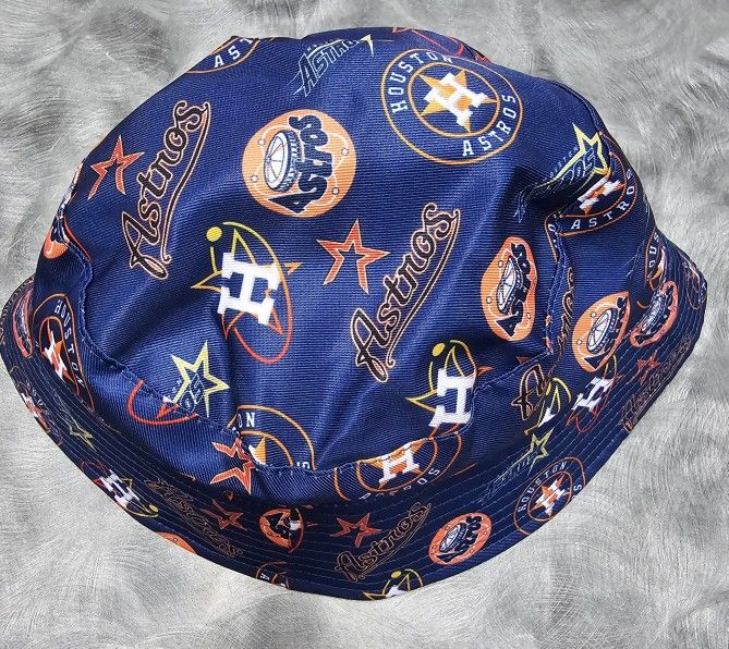 Houston Astros Logos Through Time Bucket Hat.