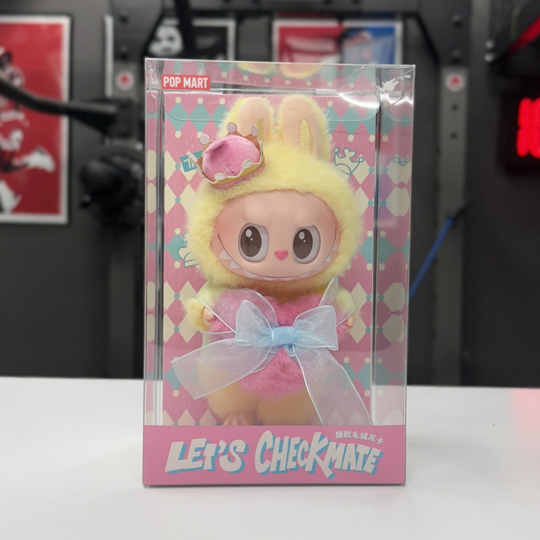 AUTHENTIC POP MART LABUBU THE MONSTERS Let's Checkmate Vinyl Plush LIMITED STOCK