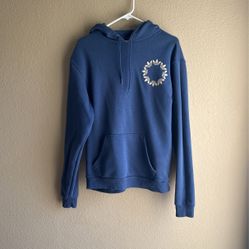 BLUE ADIDAS HOODIE
