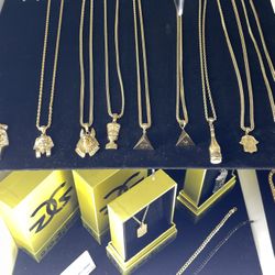 Gold Gods Pendants/Chains
