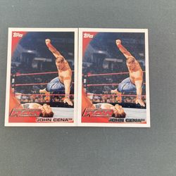 John Cena 2010 Topps #1 x 2