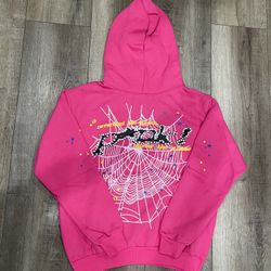 Pink Sp5der Hoodie