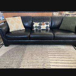 Free Leather Couch 90in