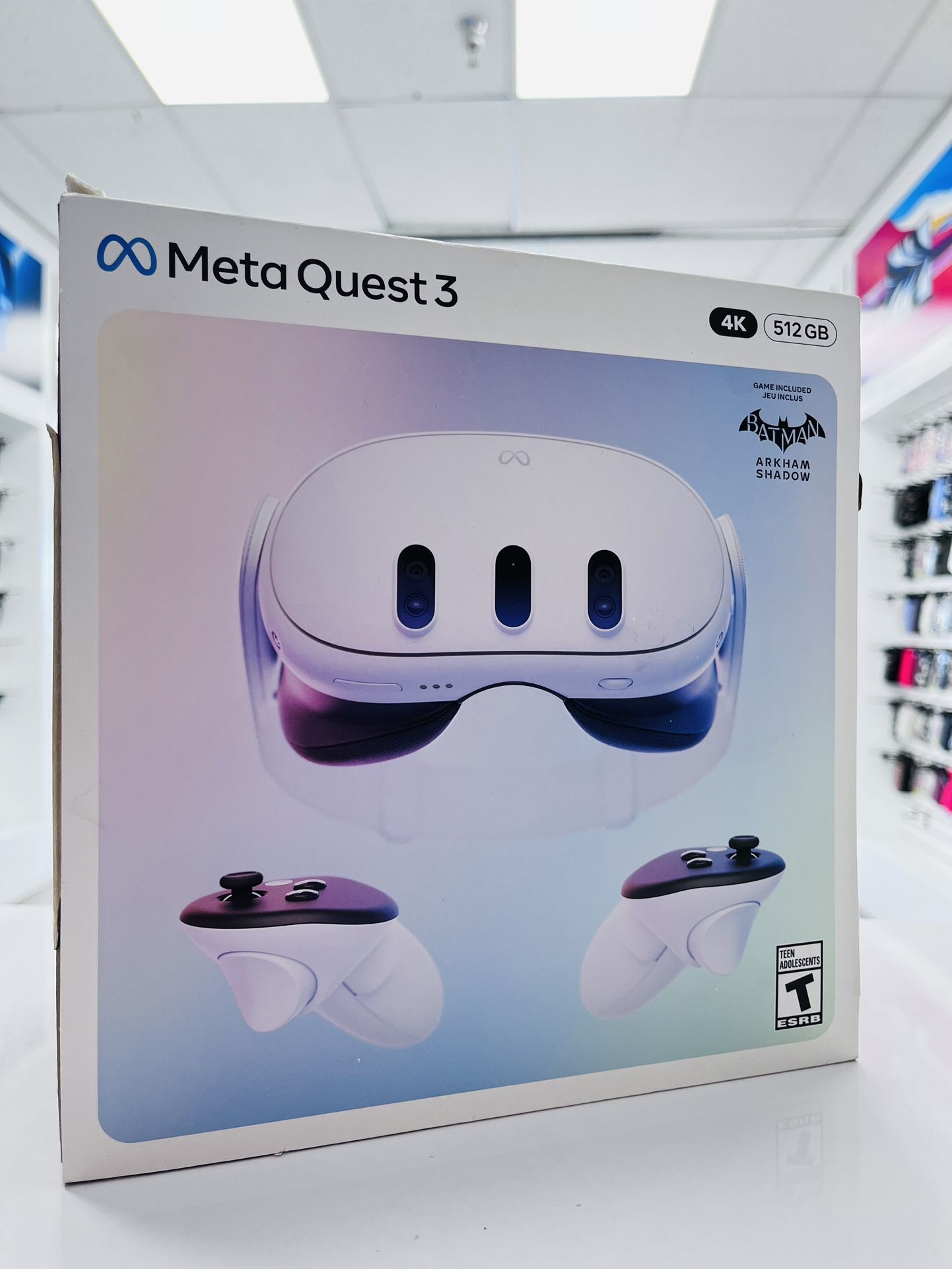 Meta Quest 3 512gb Batman Arkham Shadow Included $50 Down