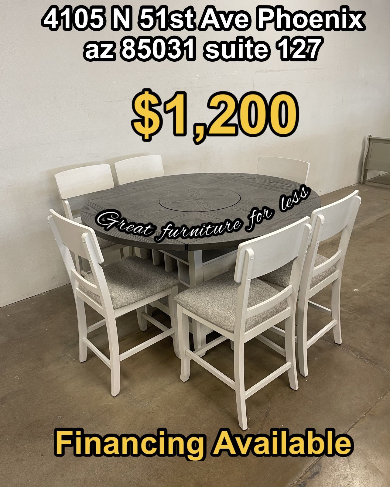 7 PCs Dining Table Set Include Table And 6 Chairs Brand New