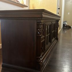 Multi-Purpose Wood Stand (TV, Entryway, Storage)