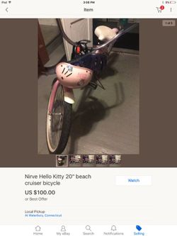 Hello kitty bike