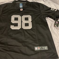 Raiders Max Crosby jersey size Large