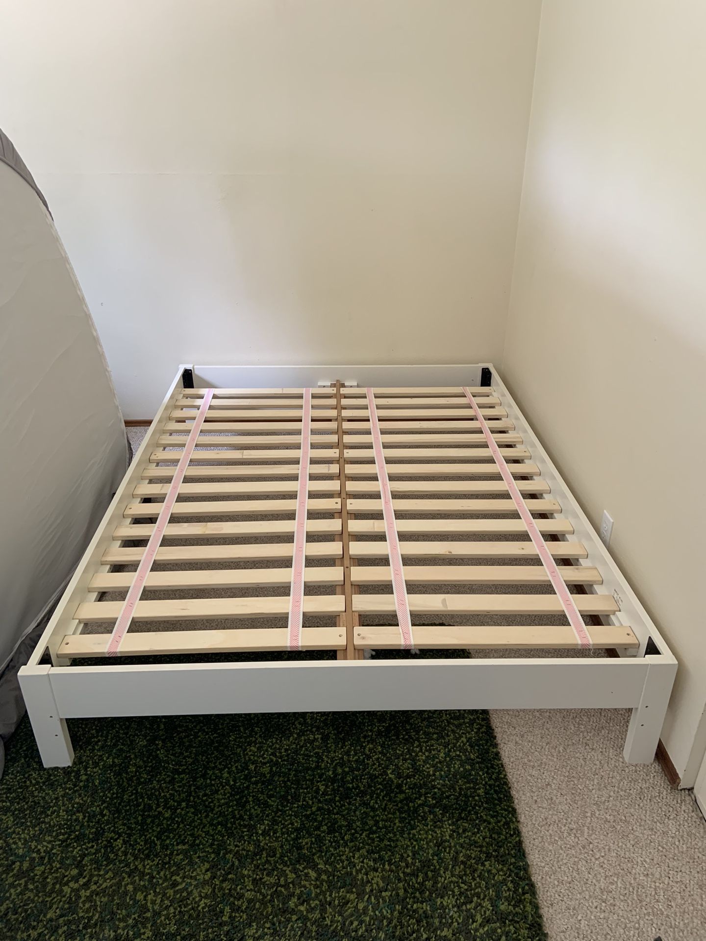 West Elm Queen Bed Frame White