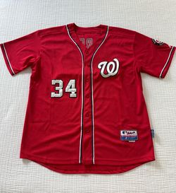 Bryce Harper #34 Washington Nationals Majestic Baseball Jersey Red - Size 52 (XL)