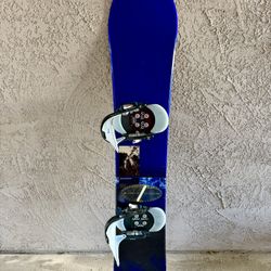 Salomon PM-153 Daniel Franck Snowboard With Burton Bindings