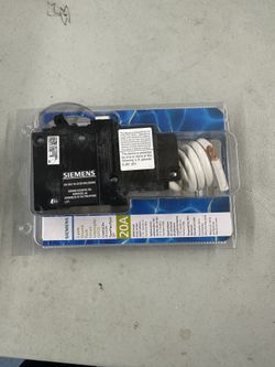 Siemens Ground Fault Gfci 20amp 2 Pole Breaker 