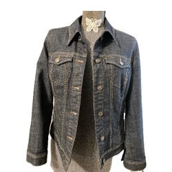 Classic Fit Dark Wash Denim Jacket