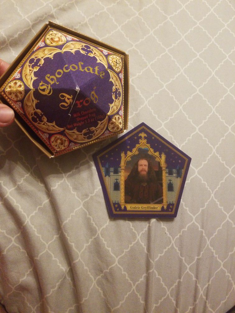 Harry Potter Godric Gryffindor Chocolate Frog Card Authentic
