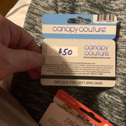 Canopy Couture 50$ Babys Gift Card