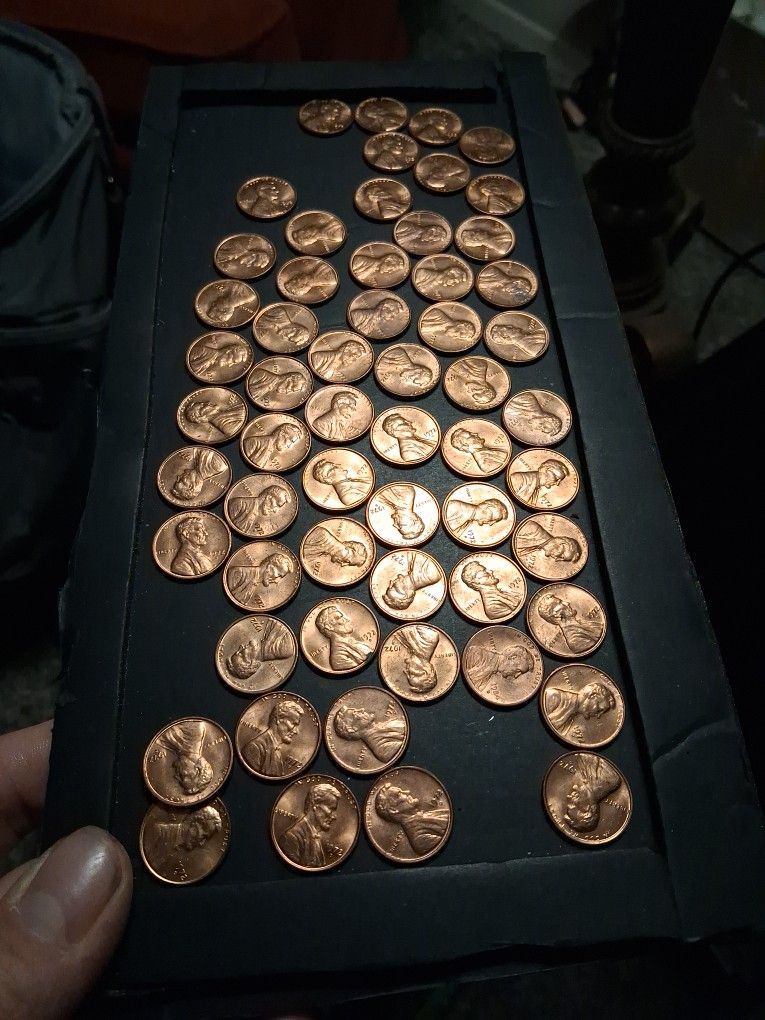 1(contact info removed) Uncirculated All Mints Lincoln Pennies 6 For $8