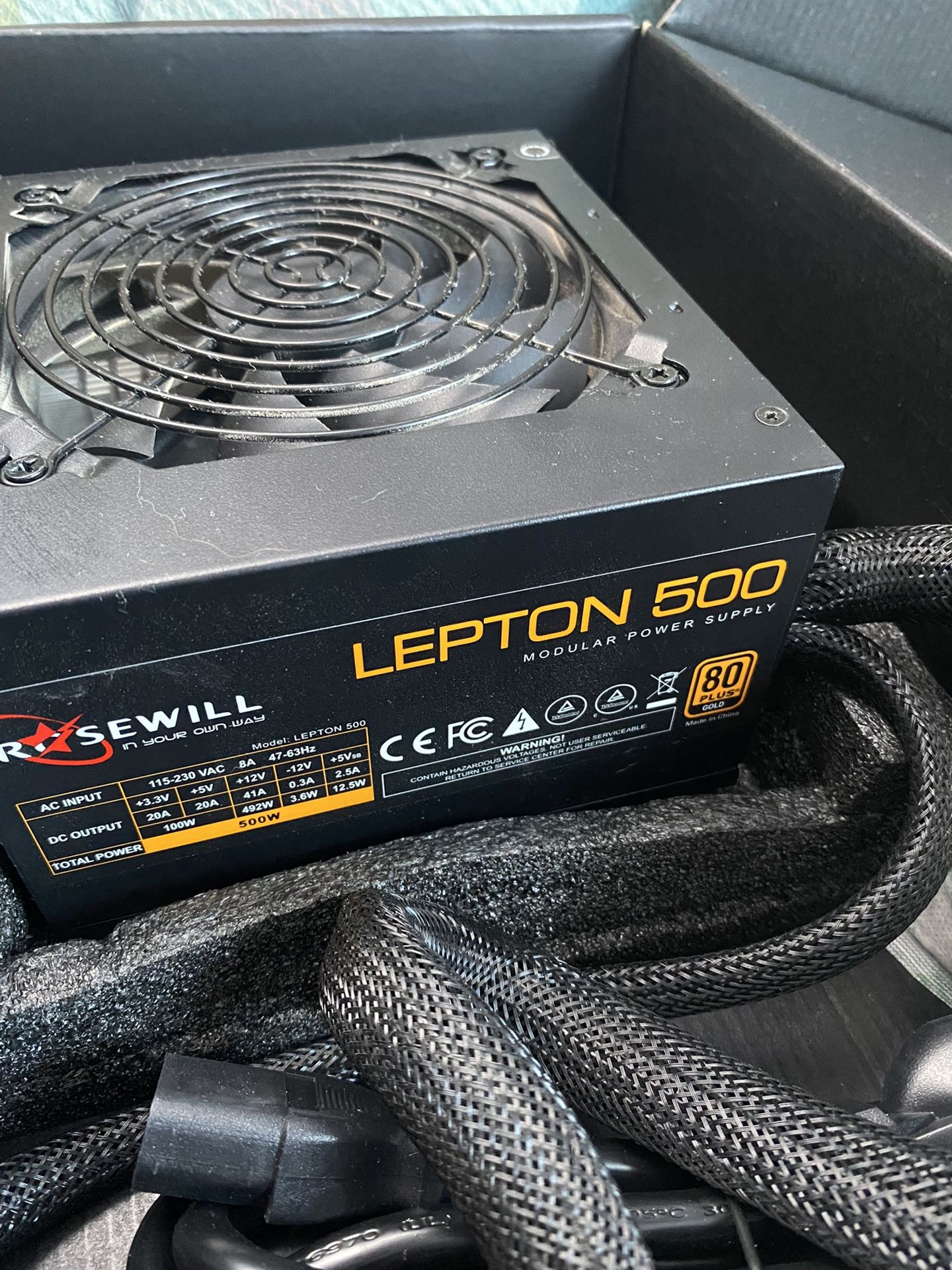 500w PSU 80plus Gold