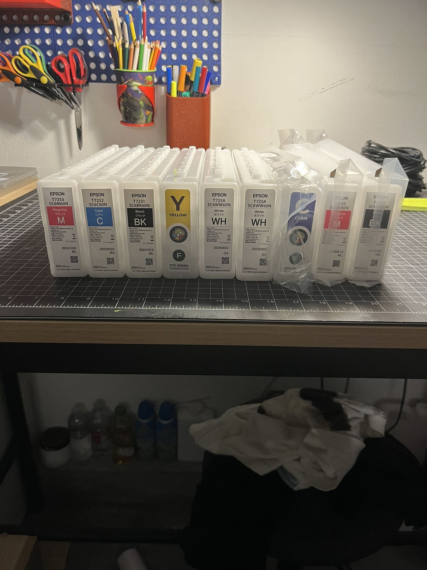 Epson F2000/2100 DTG Ink And Tube Washing Kit ($1000)