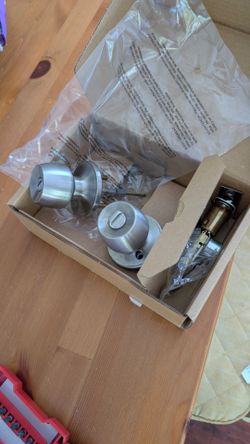 Door Locks with handle and hardware (3 sets)