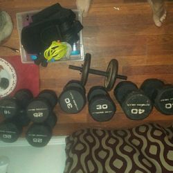Workout Dumbbells && Weights 