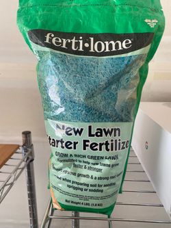 New lawn starter fertilizer. 4 lbs -